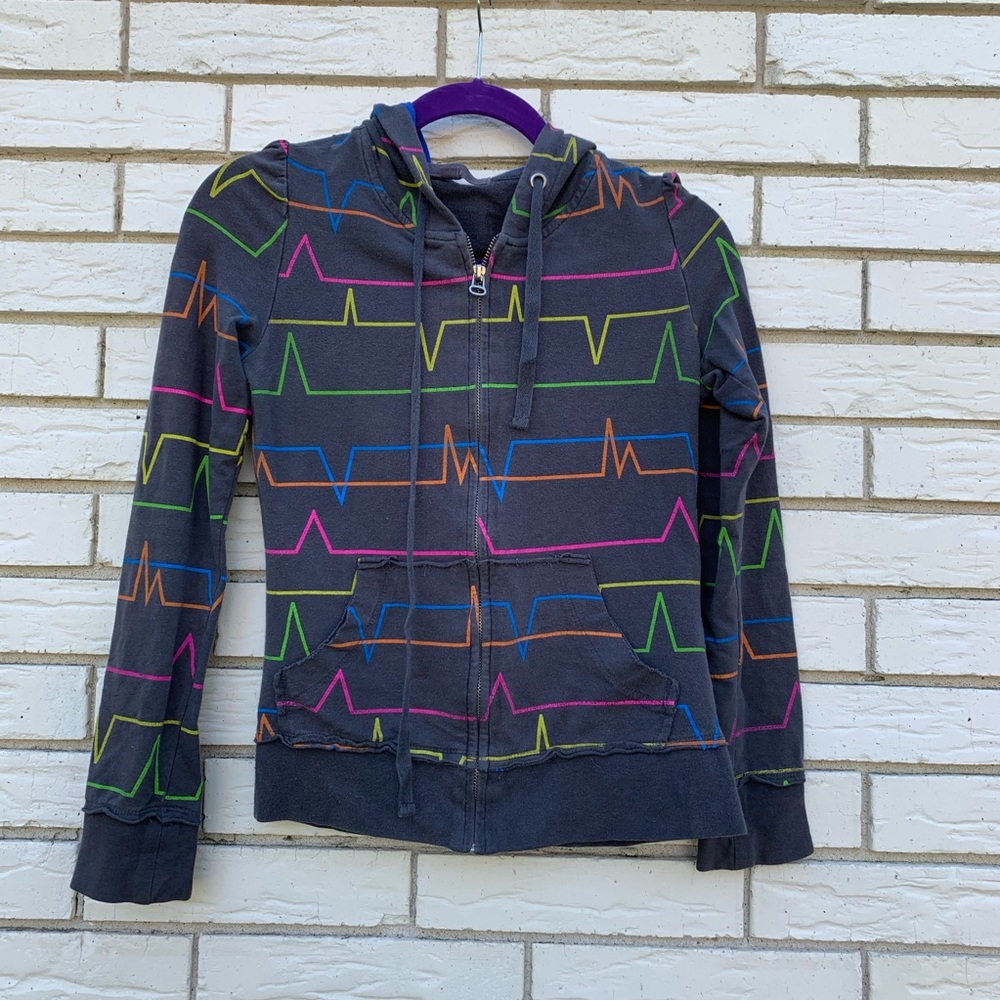FXI Neon Heartbeat Hoodie